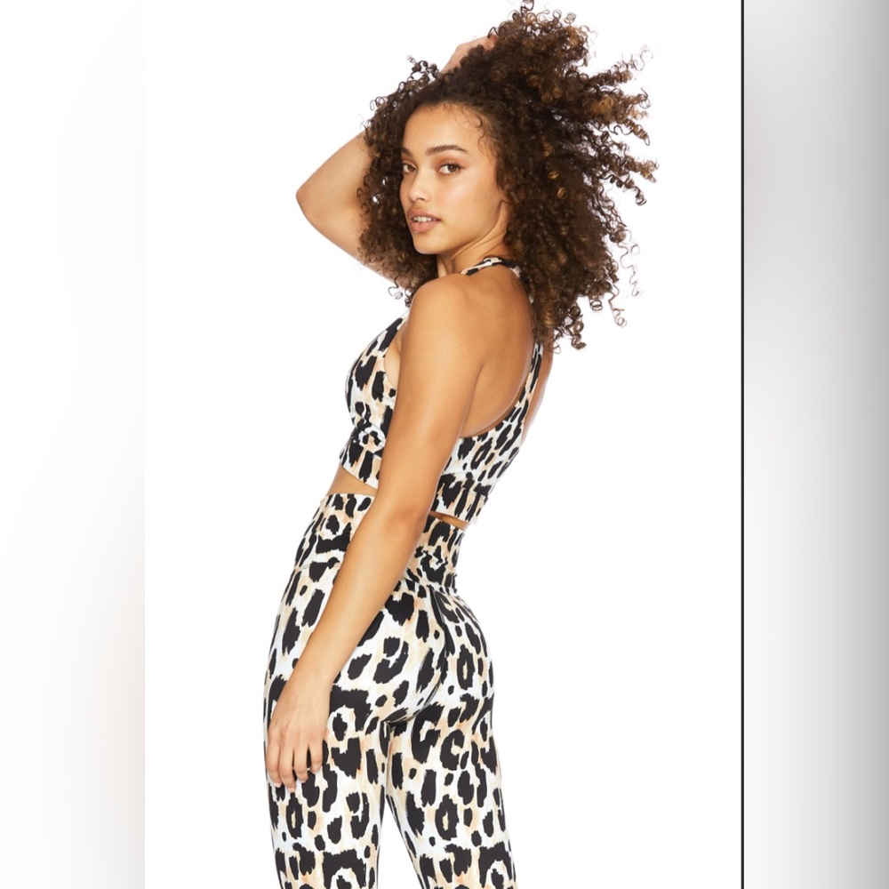 NWT: Beach Riot PIPER LEGGING IN SPOTTED LEOPARD - Picture 9 of 9